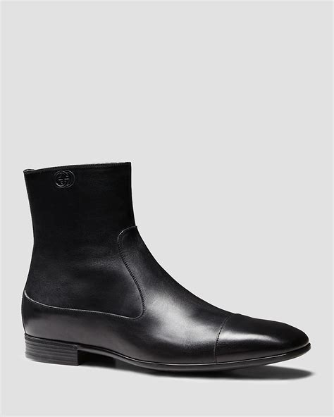 gucci curtis square toe chelsea boots|gucci boots embellished.